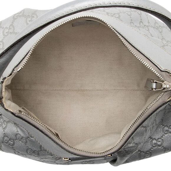 Gucci Metallic Guccissima Leather D Ring Small Hobo - Picture 7 of 15